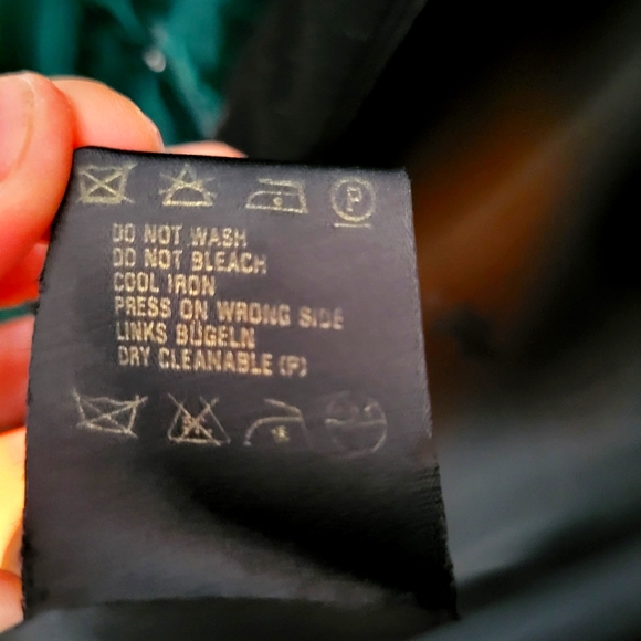 Escada Vintage Velvet blazer emerald green, lined in silk - Picture 10 of 10